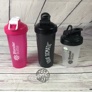 Blender bottle shake mix travel cups, LOT of 3